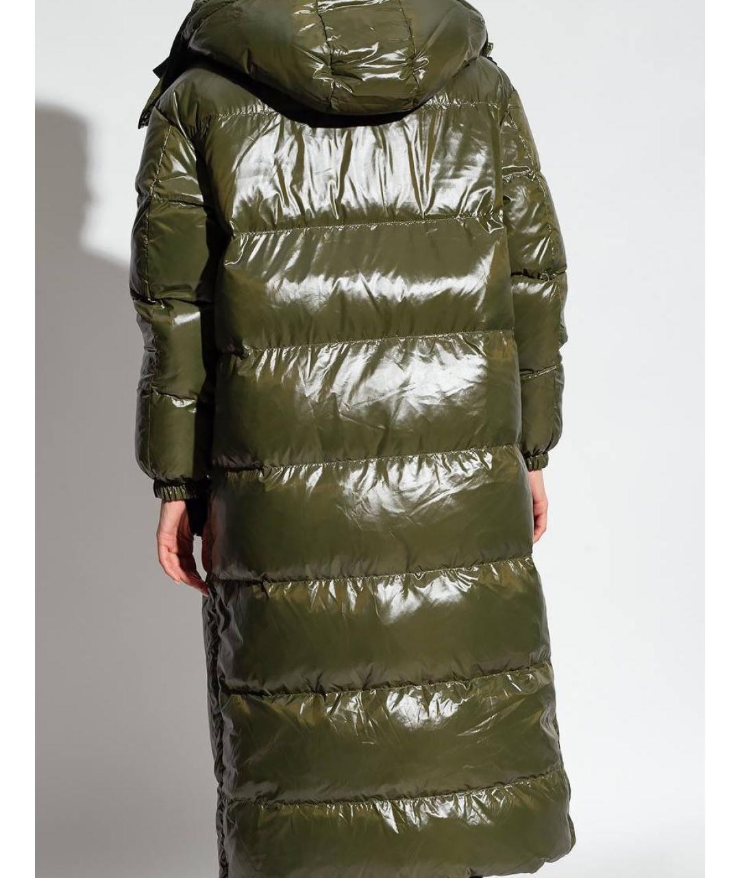 ARMY YVES SALOMON Хаки полиэстеровый пуховик, фото 3