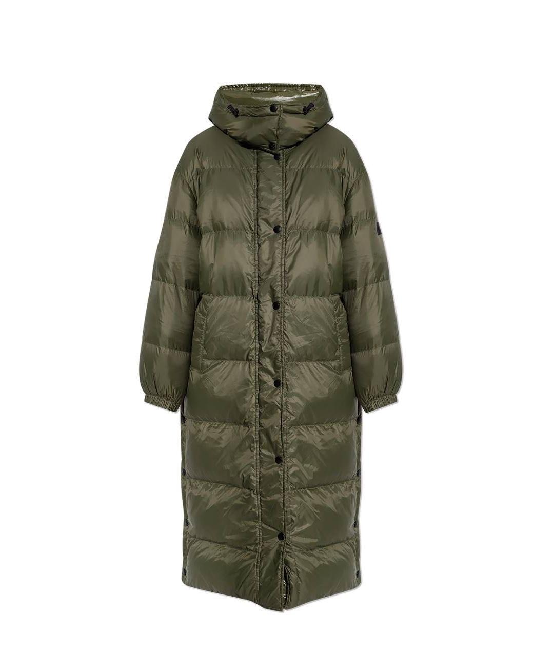 ARMY YVES SALOMON Хаки полиэстеровый пуховик, фото 1