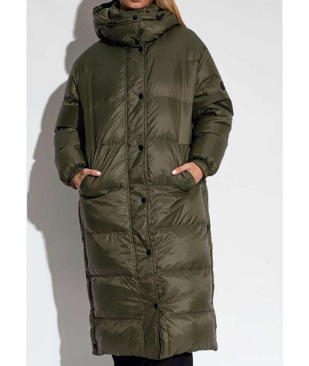 ARMY YVES SALOMON Хаки полиэстеровый пуховик, фото 7
