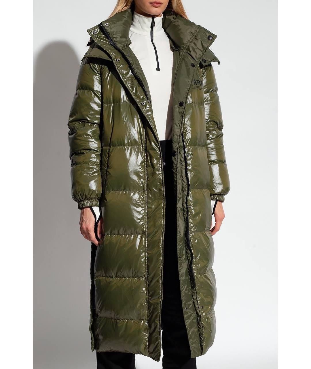ARMY YVES SALOMON Хаки полиэстеровый пуховик, фото 6