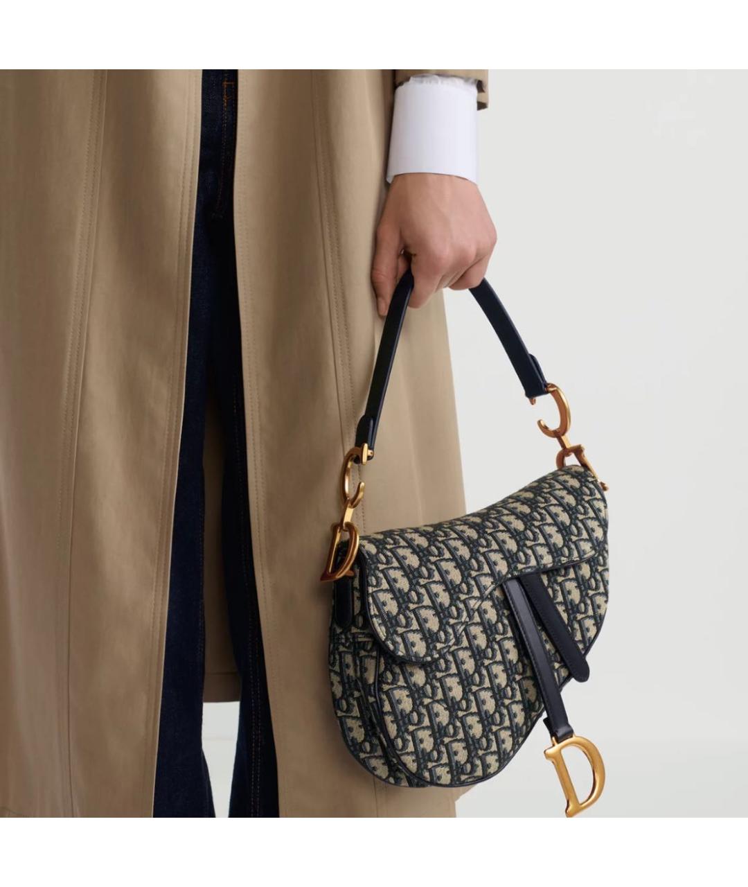 CHRISTIAN DIOR Серая сумка через плечо, фото 2