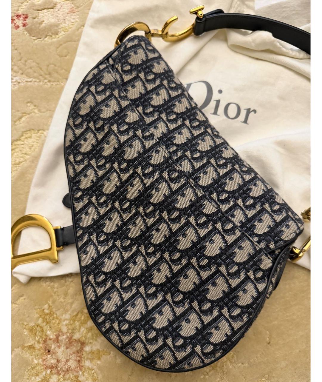 CHRISTIAN DIOR Серая сумка через плечо, фото 6