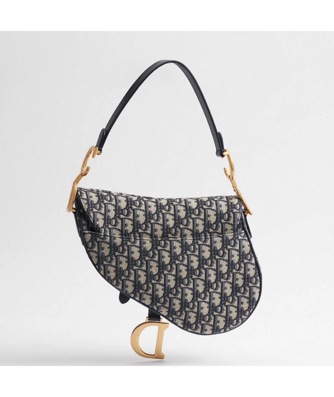 CHRISTIAN DIOR Серая сумка через плечо, фото 3