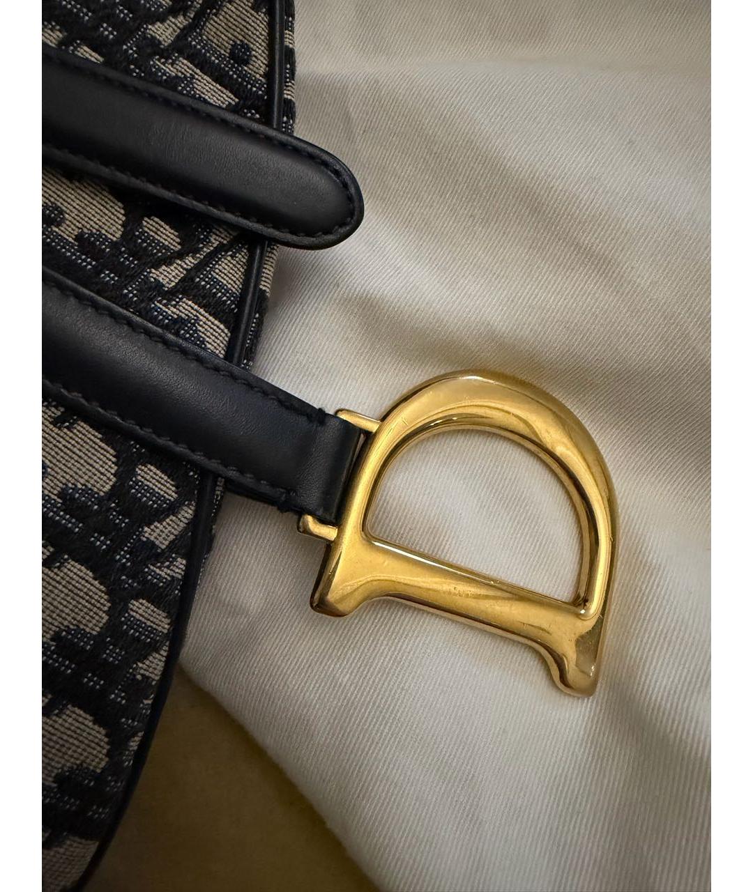 CHRISTIAN DIOR Серая сумка через плечо, фото 7