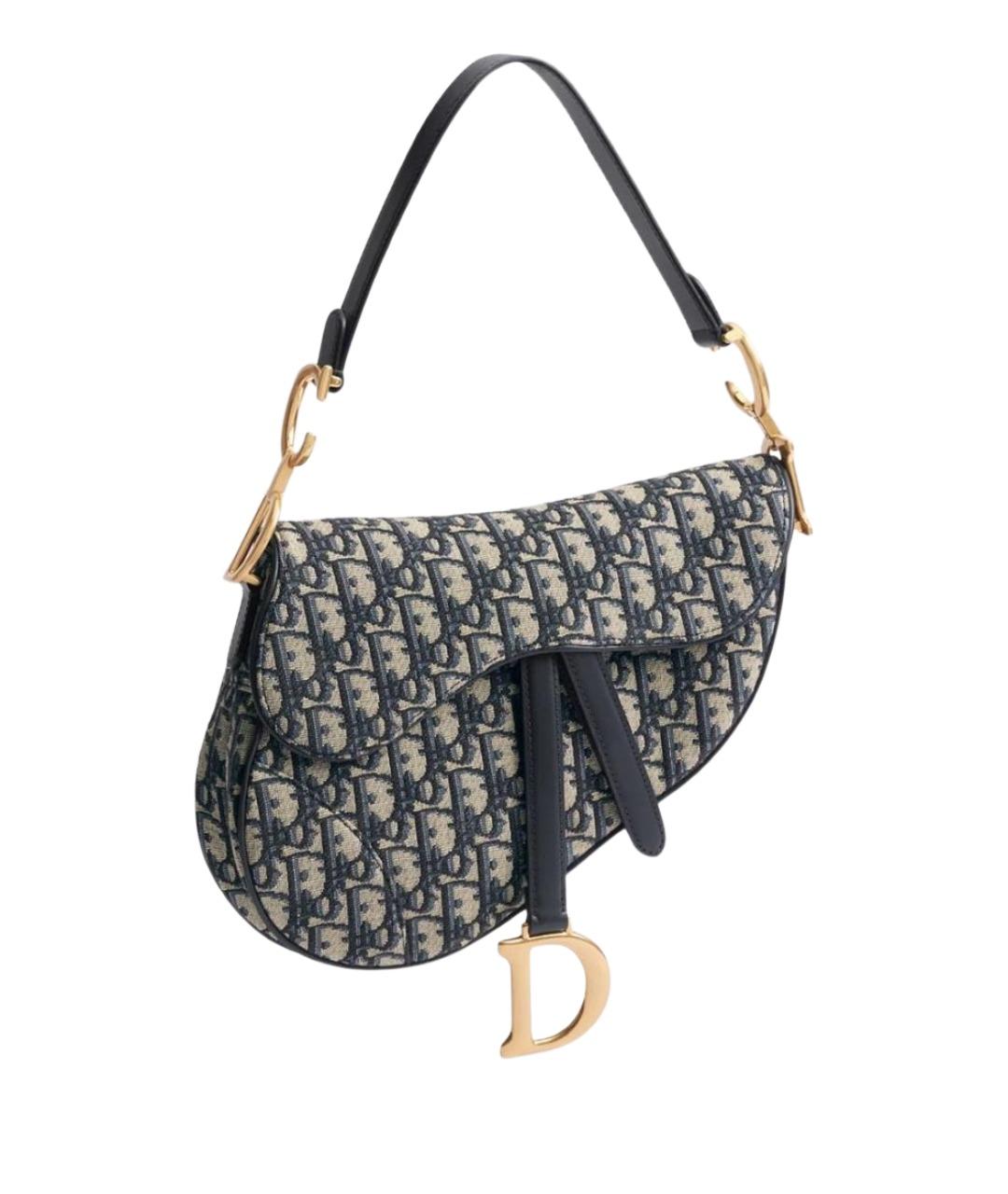 CHRISTIAN DIOR Серая сумка через плечо, фото 1