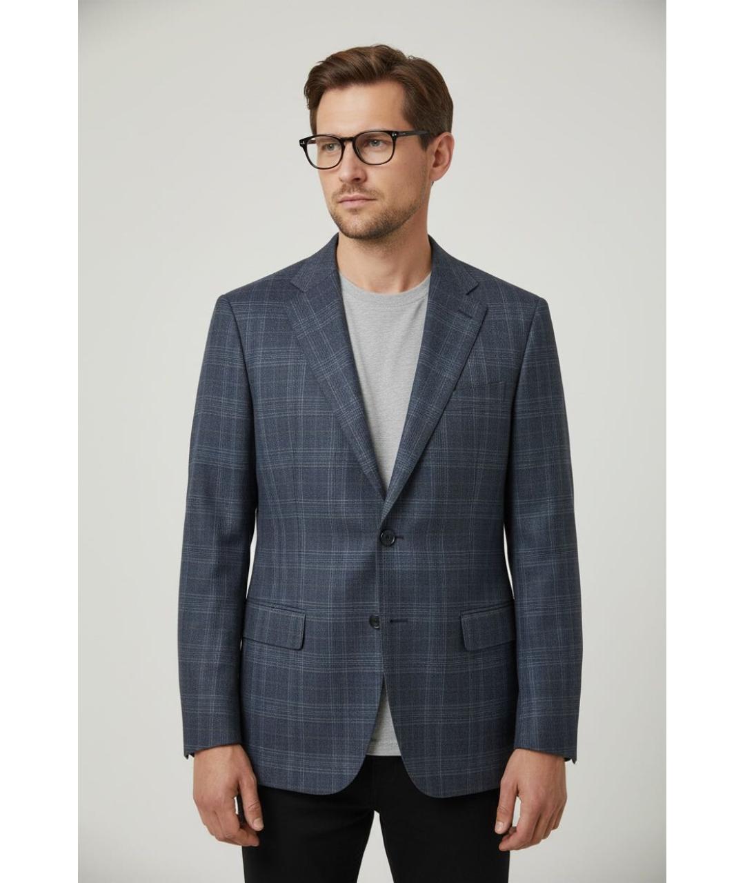 CANALI Мульти шерстяной пиджак, фото 2