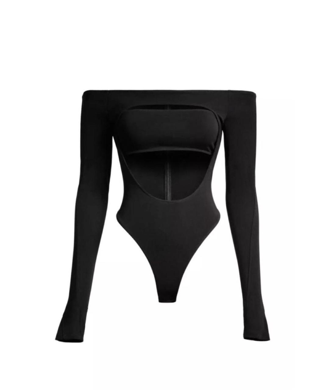 MUGLER Черное боди, фото 3