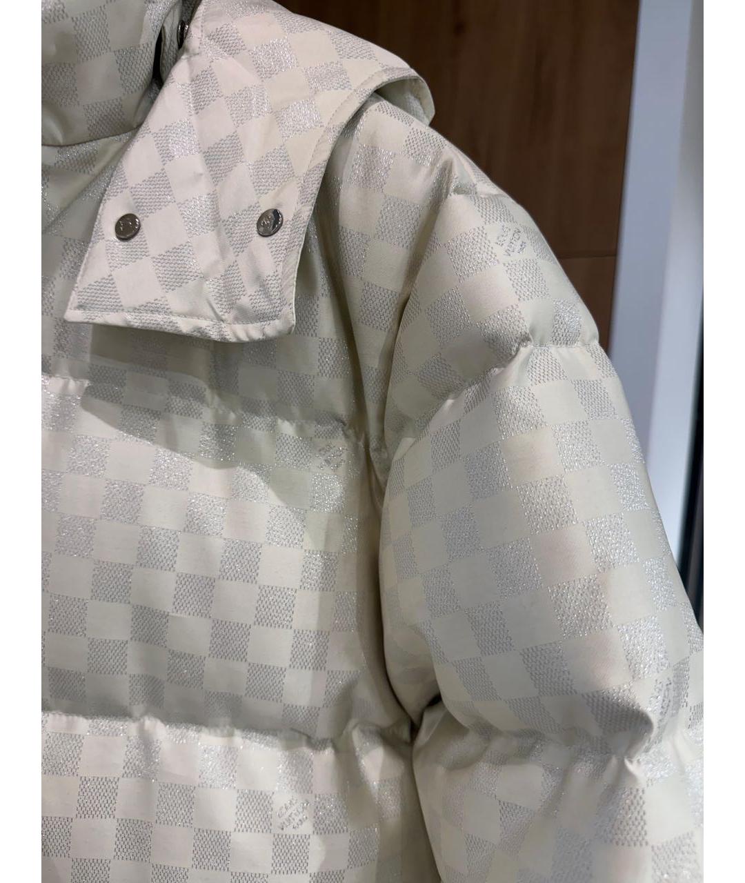 LOUIS VUITTON Серебрянный пуховик, фото 3