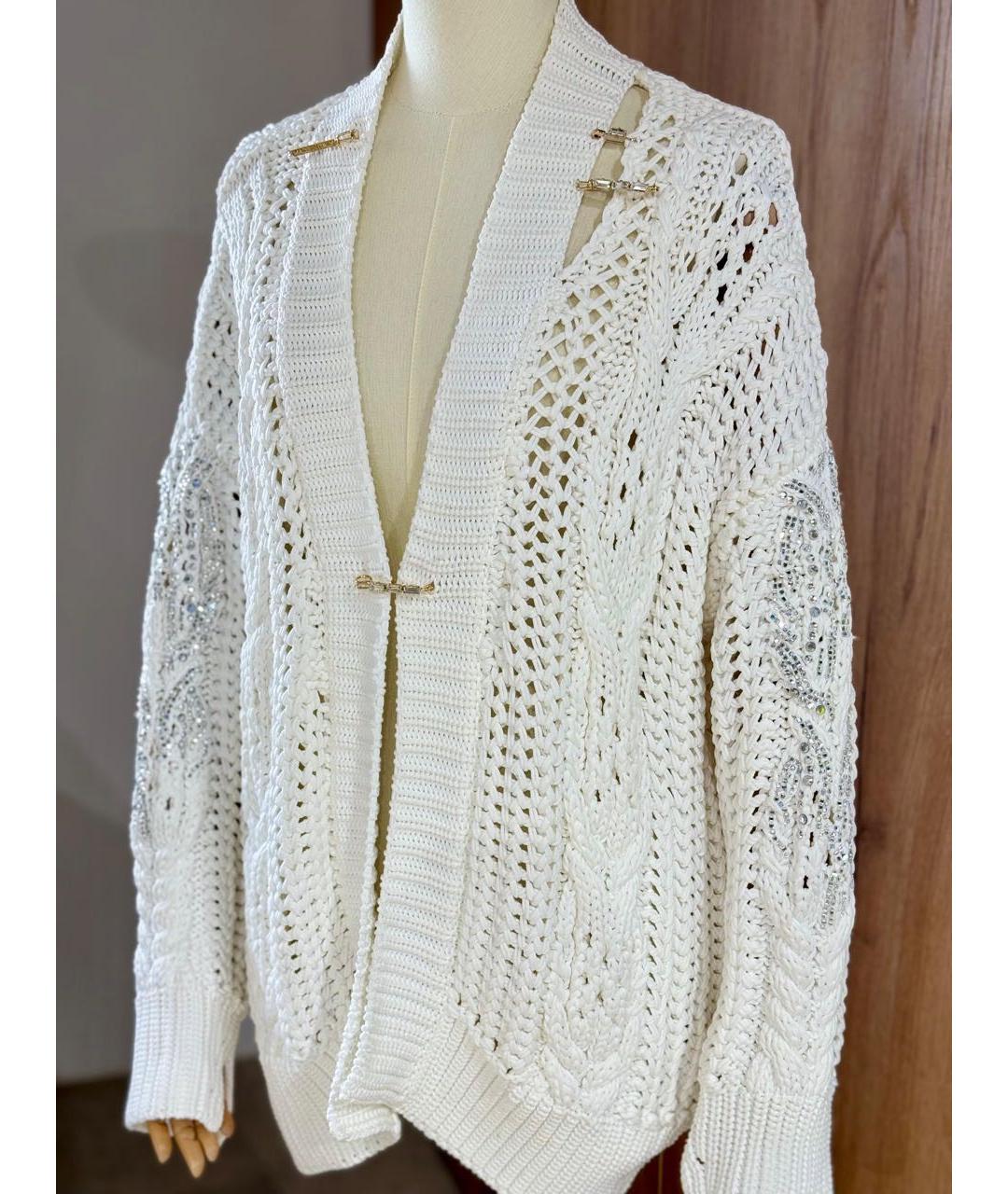 ERMANNO SCERVINO Белый кардиган, фото 7
