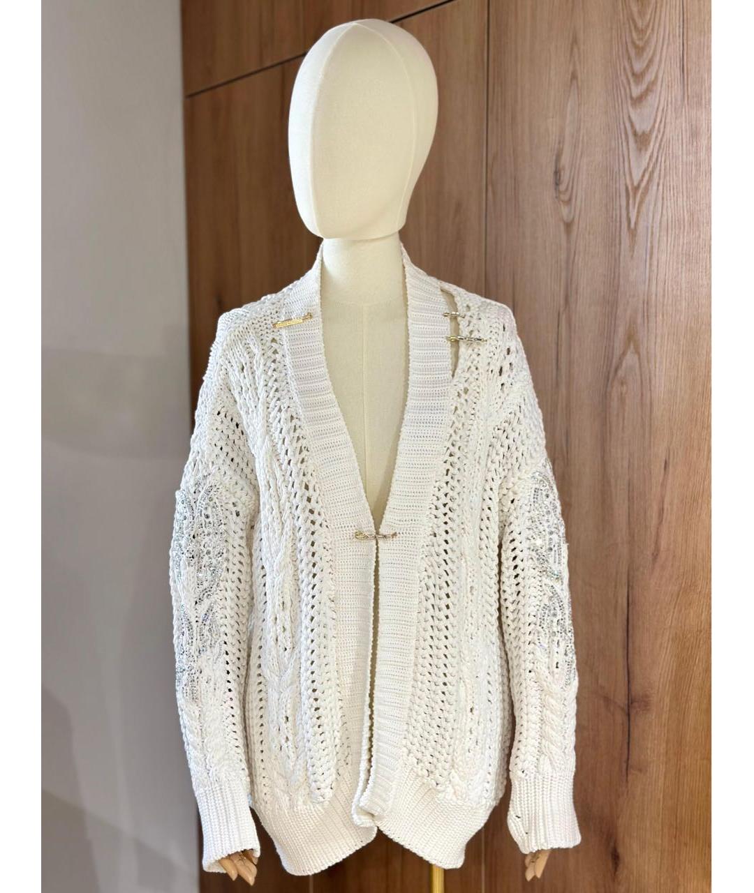 ERMANNO SCERVINO Белый кардиган, фото 3