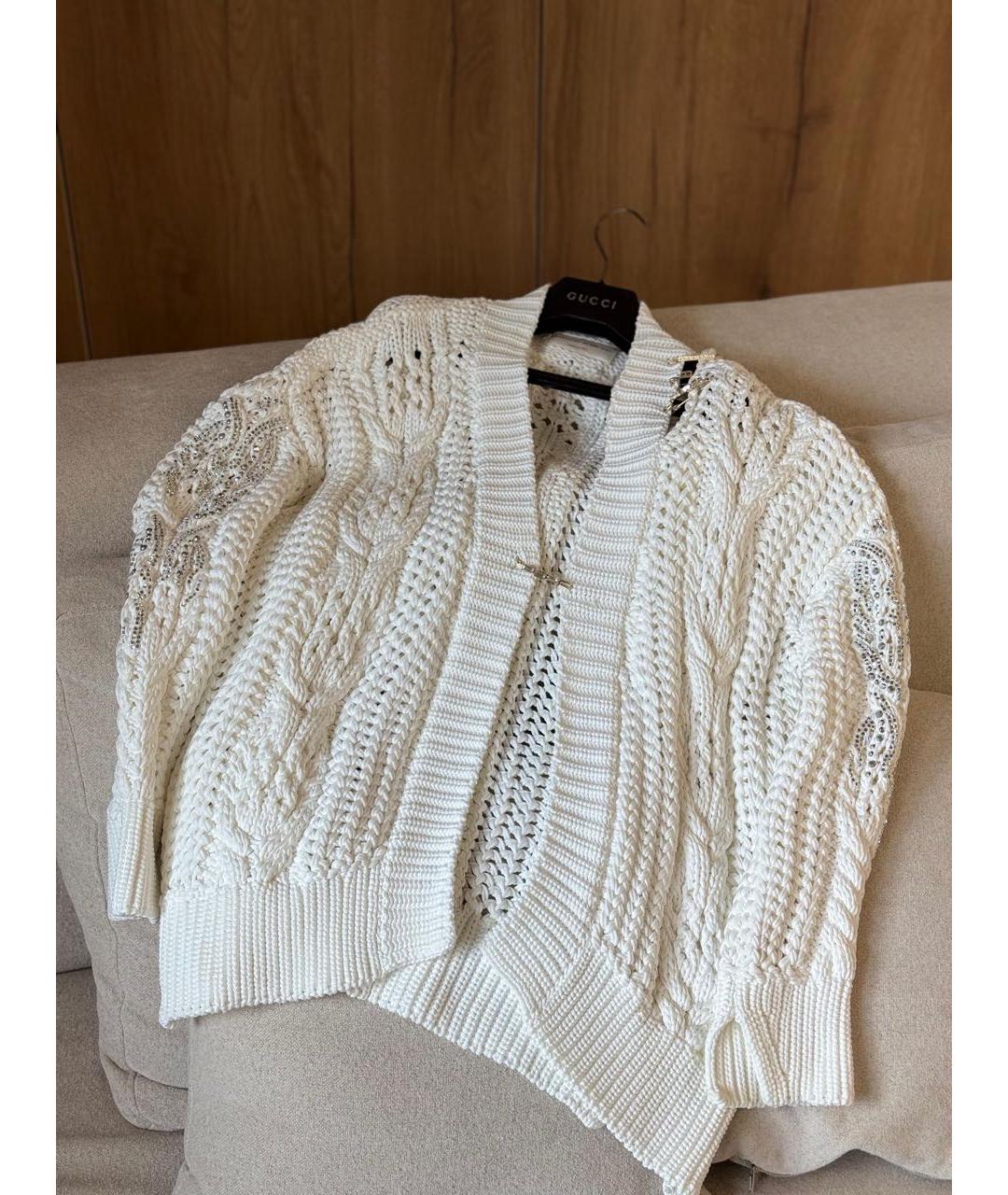 ERMANNO SCERVINO Белый кардиган, фото 5