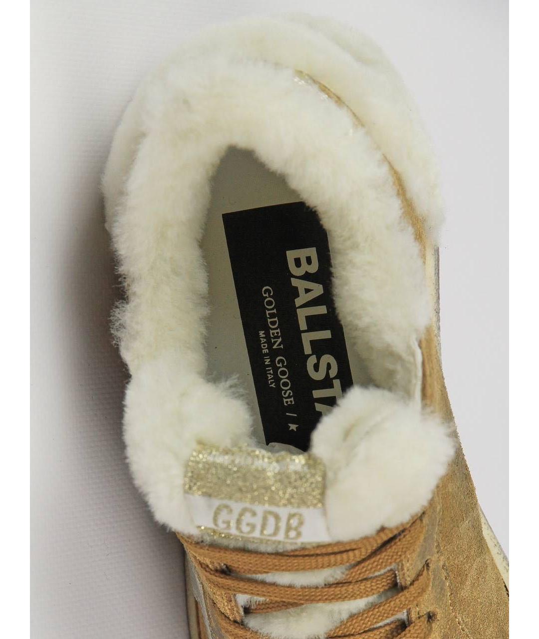 GOLDEN GOOSE DELUXE BRAND Коричневые замшевые кеды, фото 7