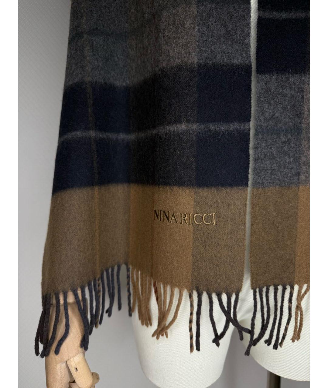 NINA RICCI Мульти кашемировый шарф, фото 3