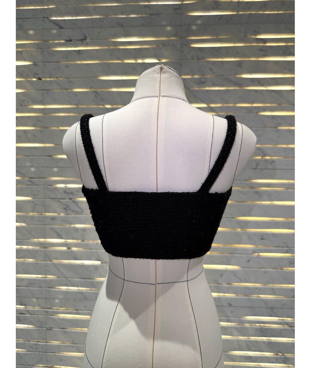 CHANEL Черный твидовый корсет, фото 3