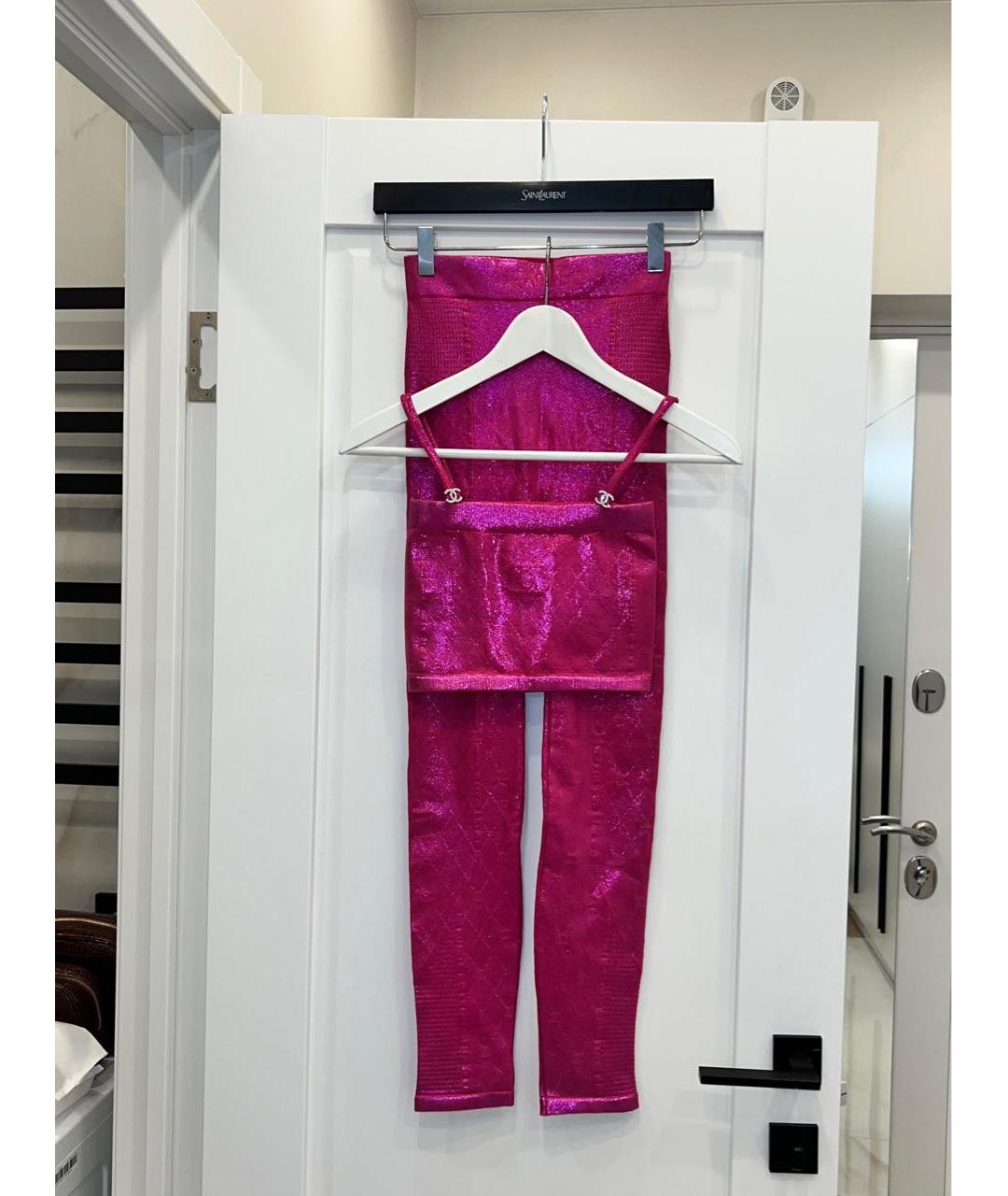 CHANEL Фуксия костюм с брюками, фото 3