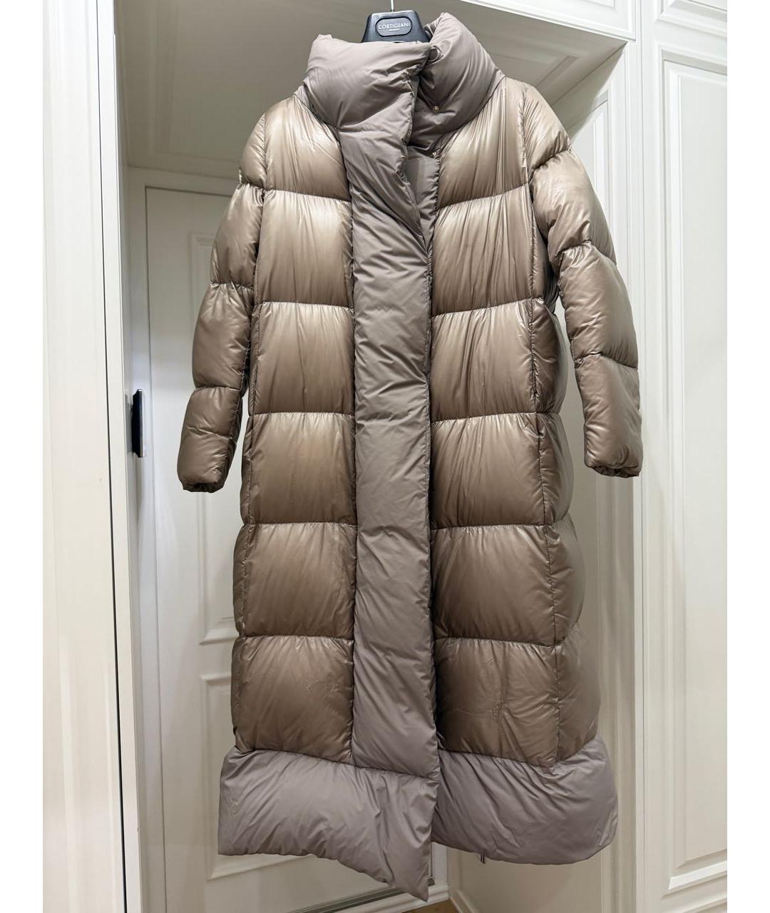 HERNO Бежевый синтетический пуховик, фото 3