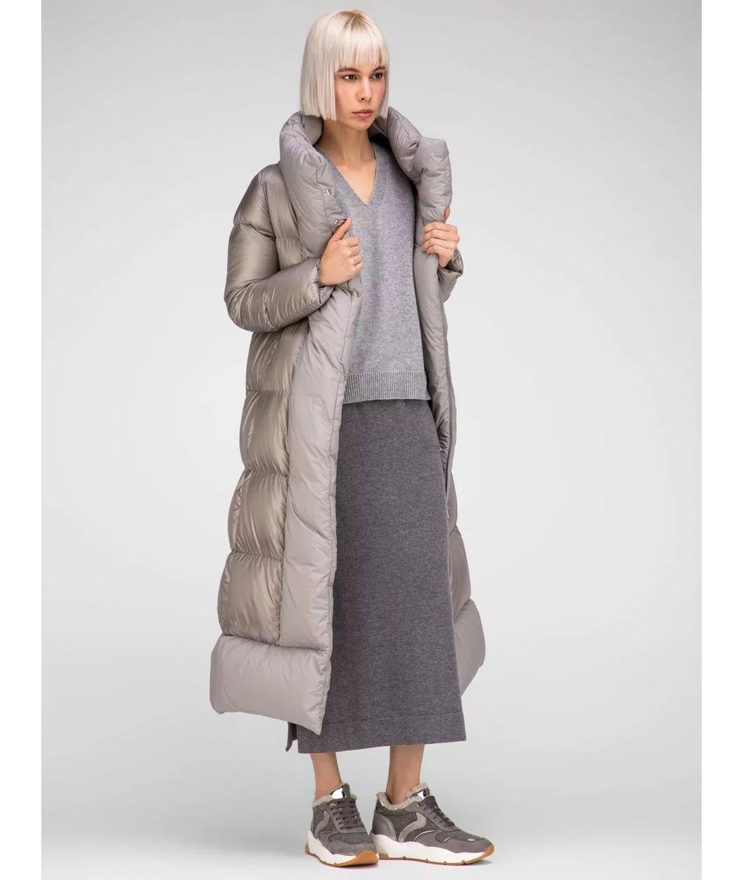 HERNO Бежевый синтетический пуховик, фото 7