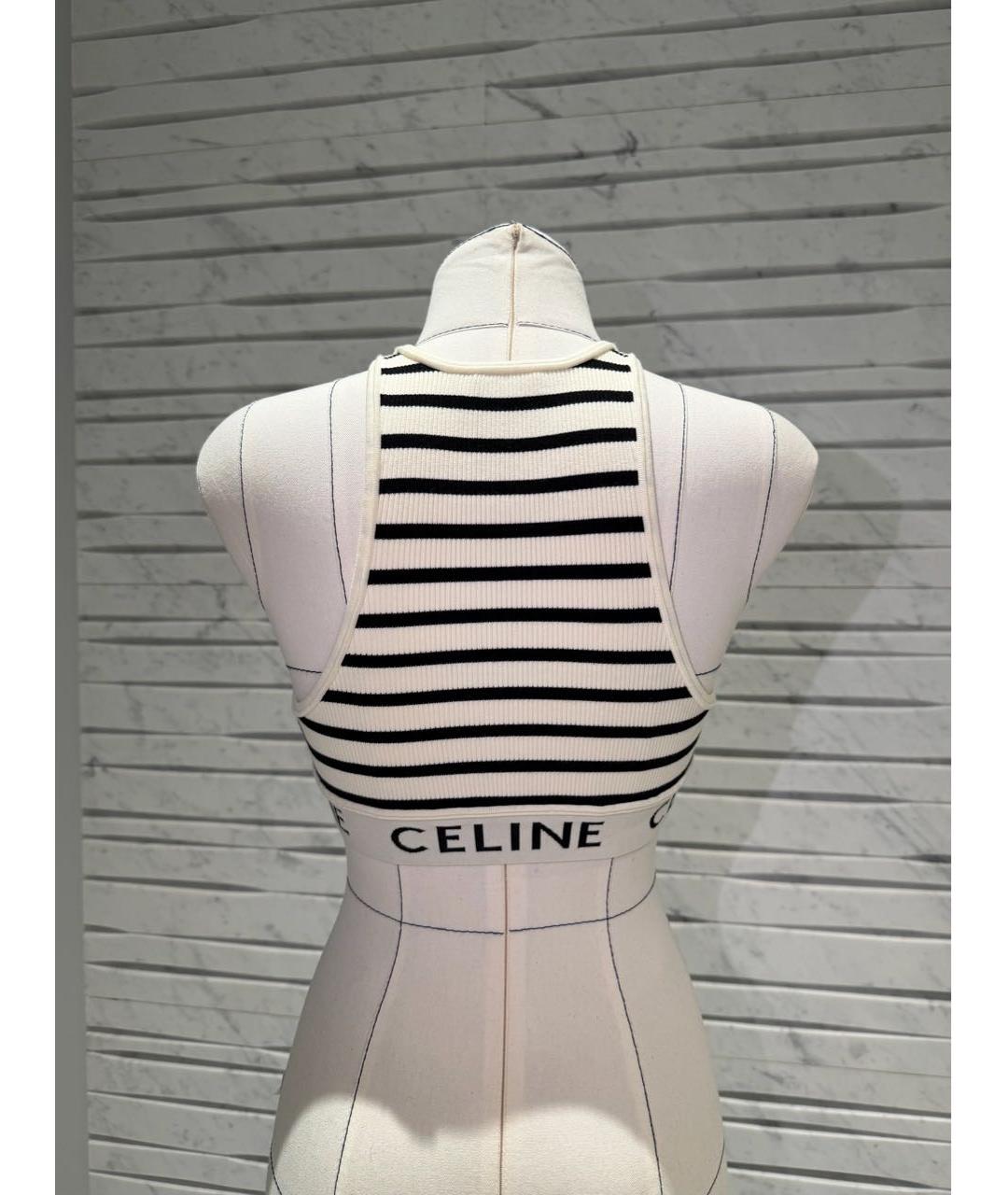 CELINE Бежевая майка, фото 3