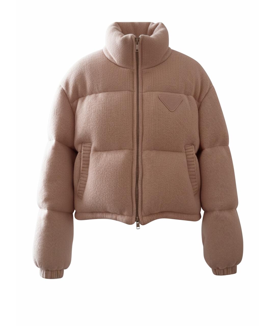 PRADA Розовый кашемировый пуховик, фото 1