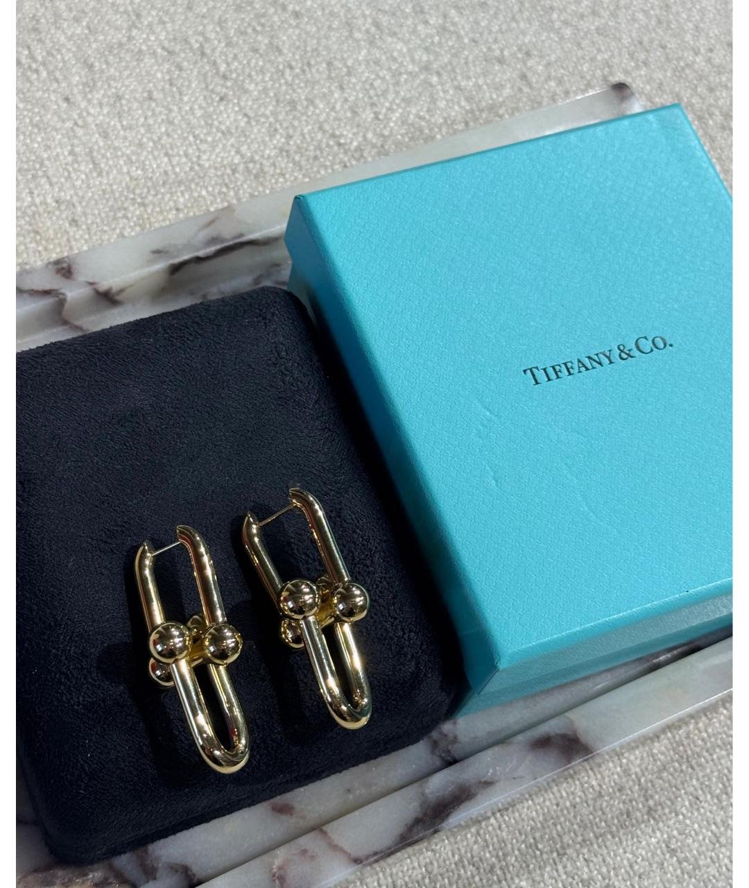 TIFFANY&CO Золотые серьги из желтого золота, фото 2