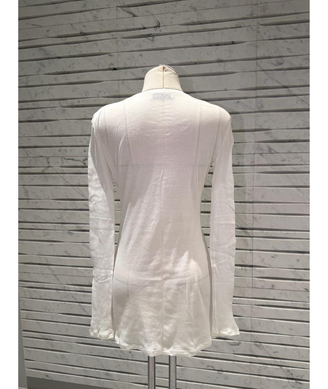 MIU MIU Белое хлопковое повседневное платье, фото 3