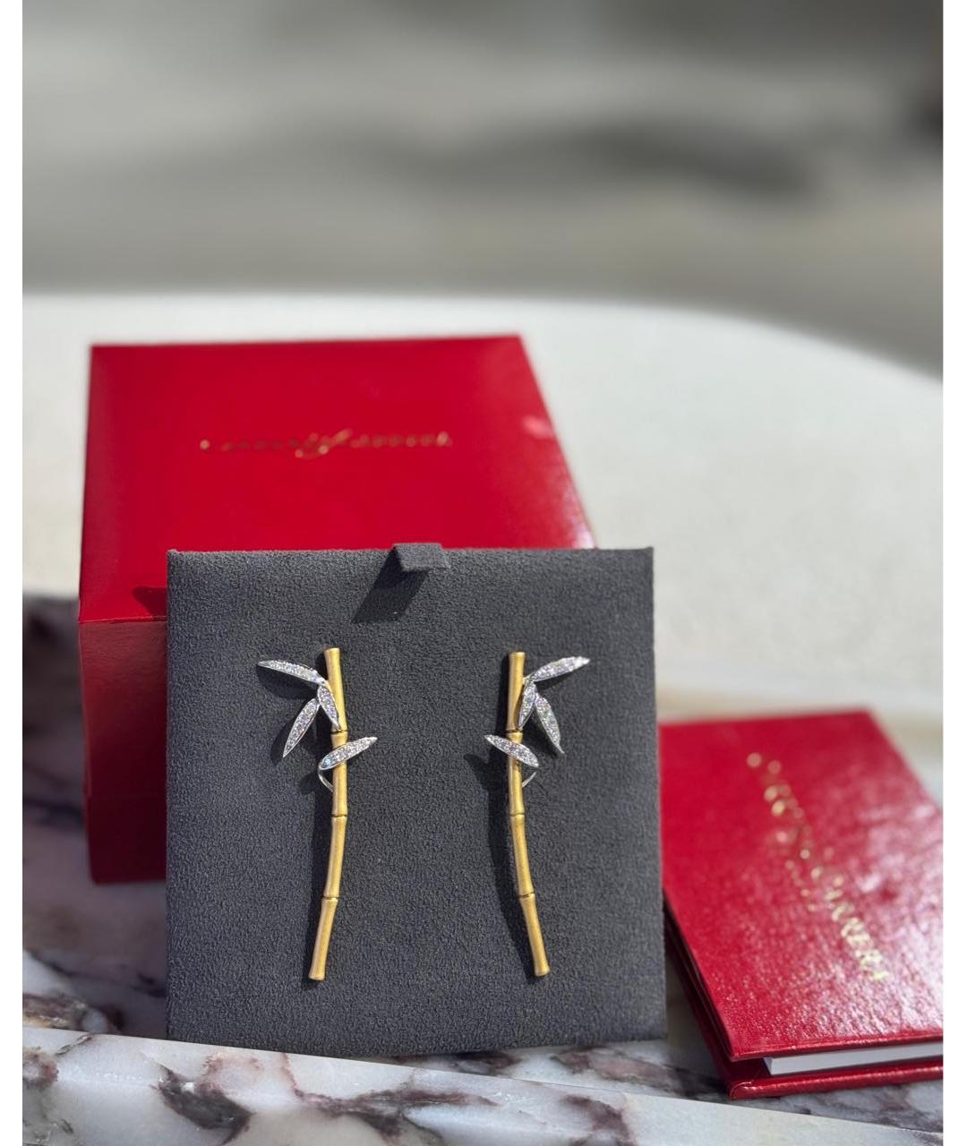 CARRERA Y CARRERA Золотые серьги из желтого золота, фото 2