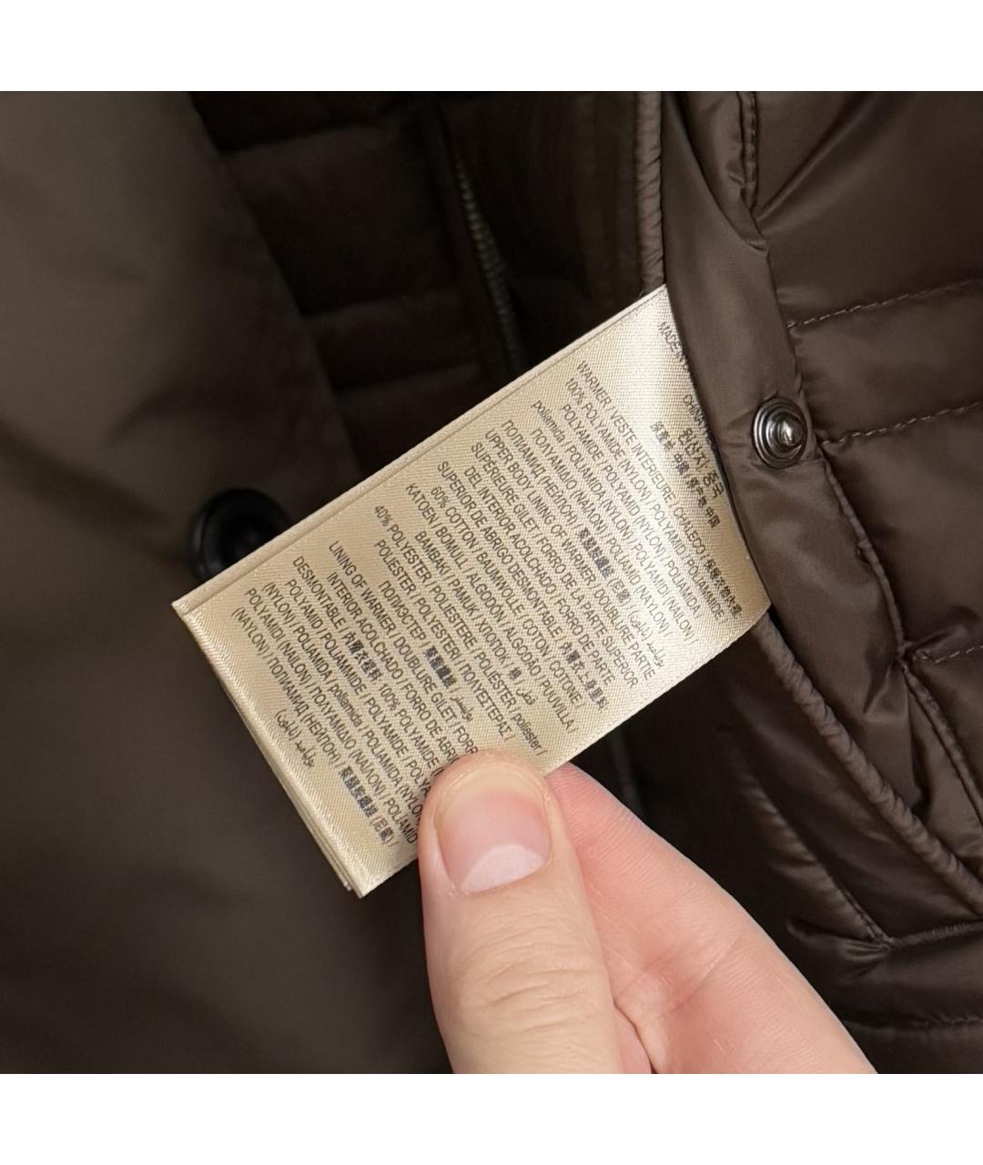 BURBERRY Коричневый тренч / плащ, фото 8