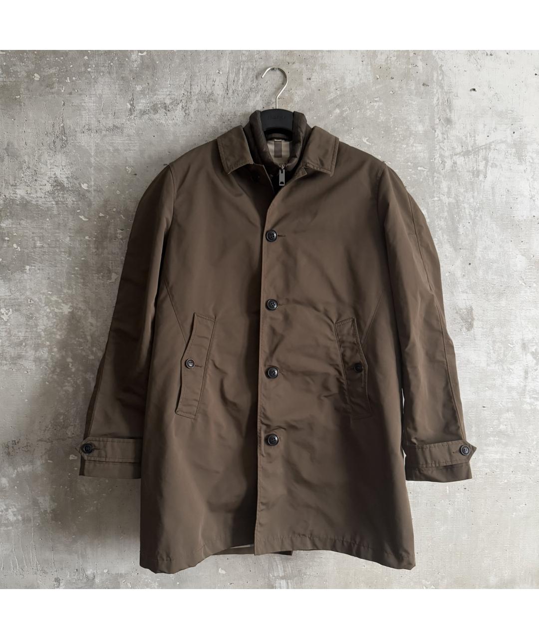 BURBERRY Коричневый тренч / плащ, фото 10