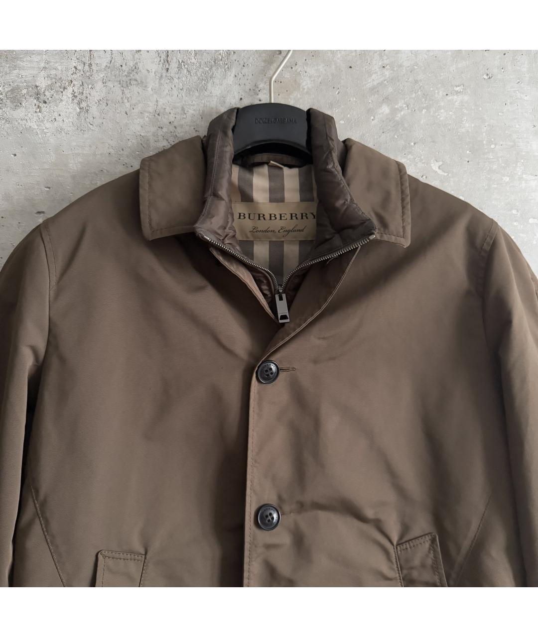 BURBERRY Коричневый тренч / плащ, фото 4