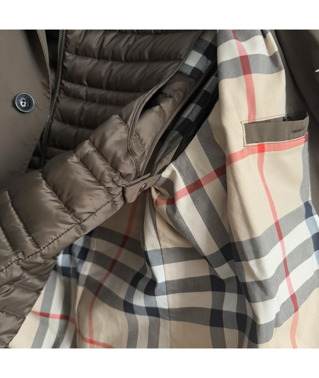 BURBERRY Коричневый тренч / плащ, фото 9