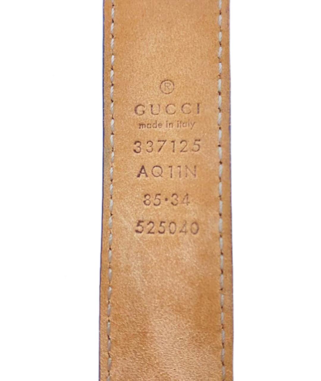 GUCCI Кожаный ремень, фото 3