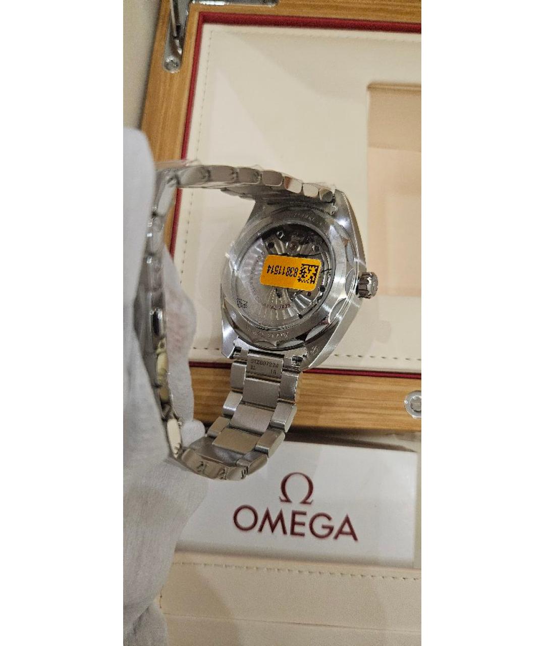 OMEGA Серебряные стальные часы, фото 7