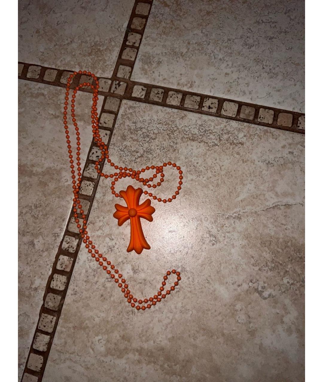 CHROME HEARTS Оранжевая пластиковая цепочка/подвеска, фото 4