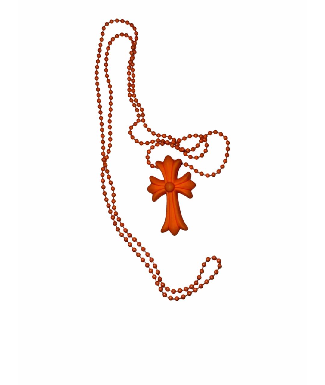 CHROME HEARTS Оранжевая пластиковая цепочка/подвеска, фото 1