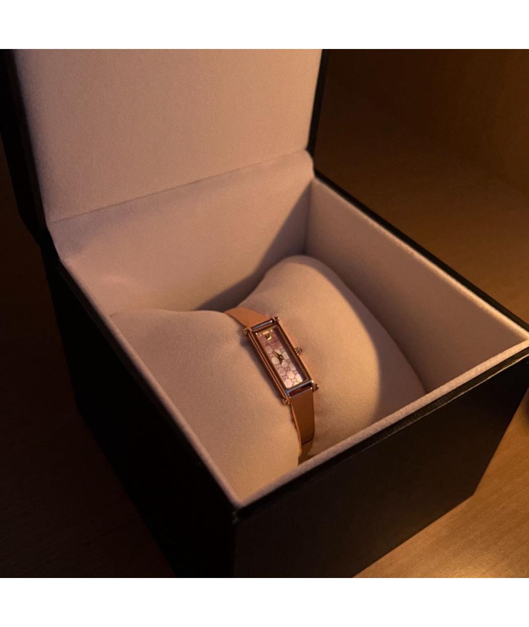 GUCCI Розовые часы, фото 6