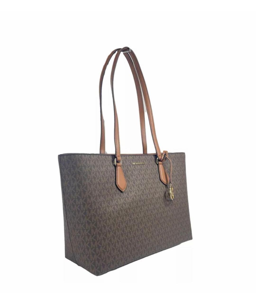 MICHAEL KORS Коричневая сумка тоут из искусственной кожи, фото 2