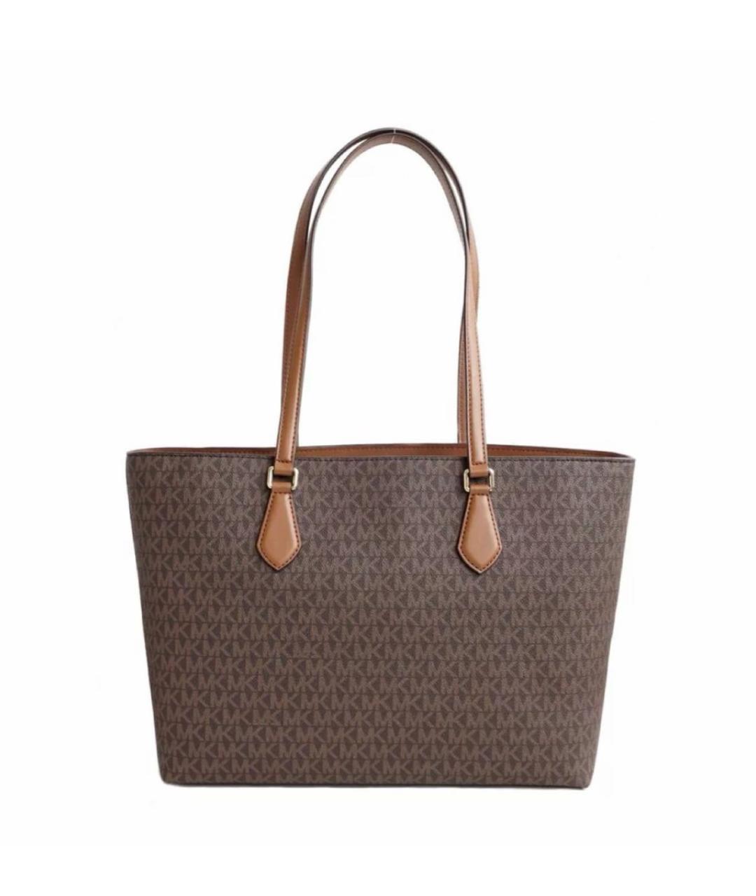 MICHAEL KORS Коричневая сумка тоут из искусственной кожи, фото 3