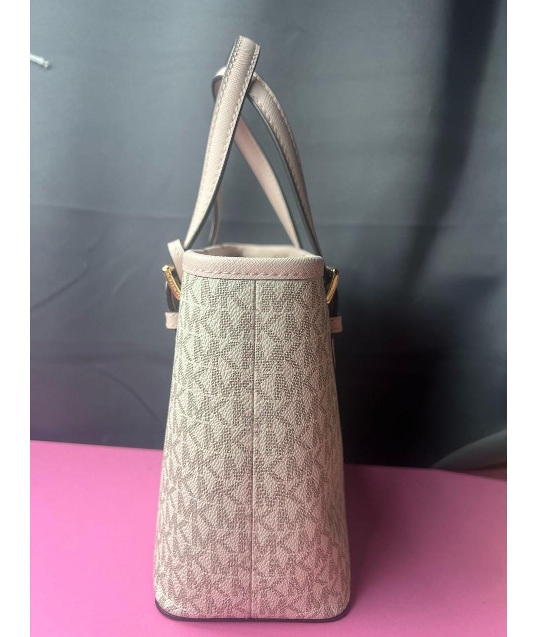 MICHAEL KORS Розовая сумка тоут, фото 2
