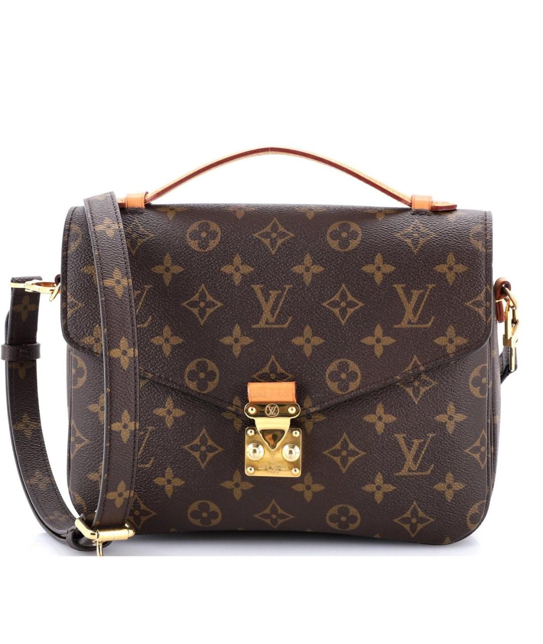 LOUIS VUITTON Коричневая сумка через плечо, фото 9