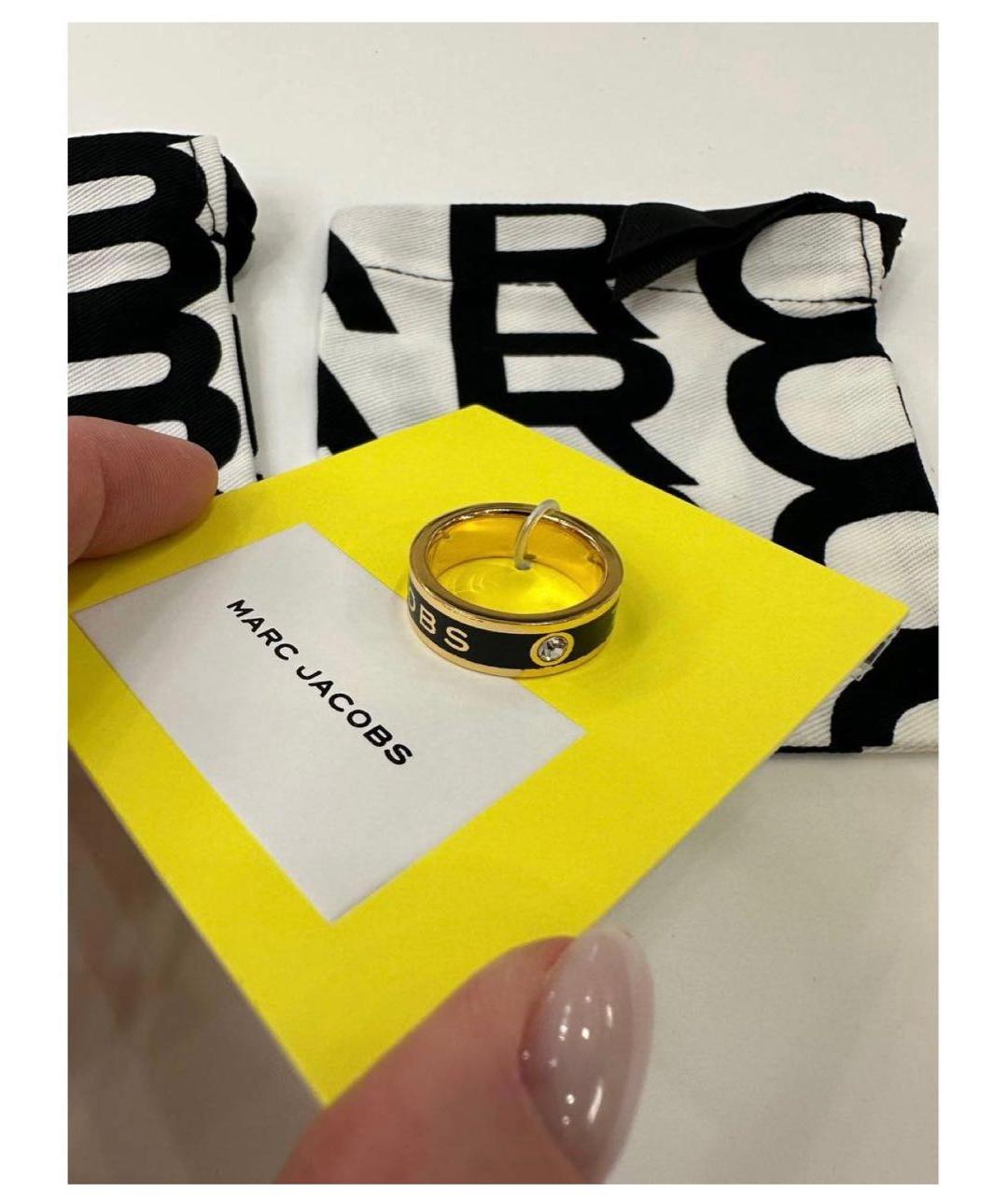 MARC JACOBS Черное металлическое кольцо, фото 4