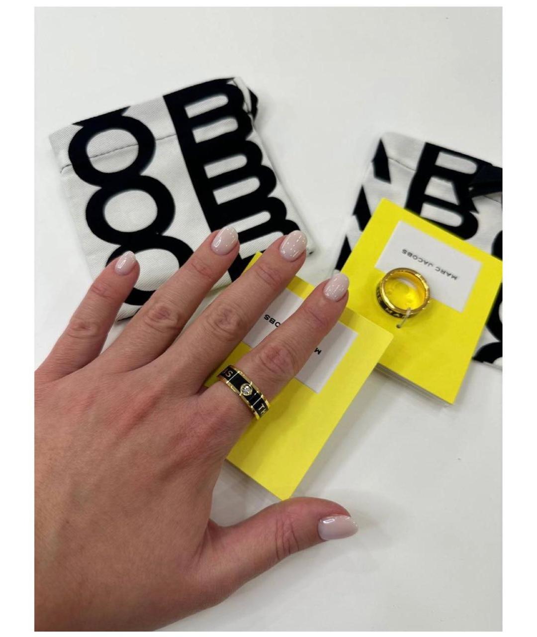 MARC JACOBS Черное металлическое кольцо, фото 6