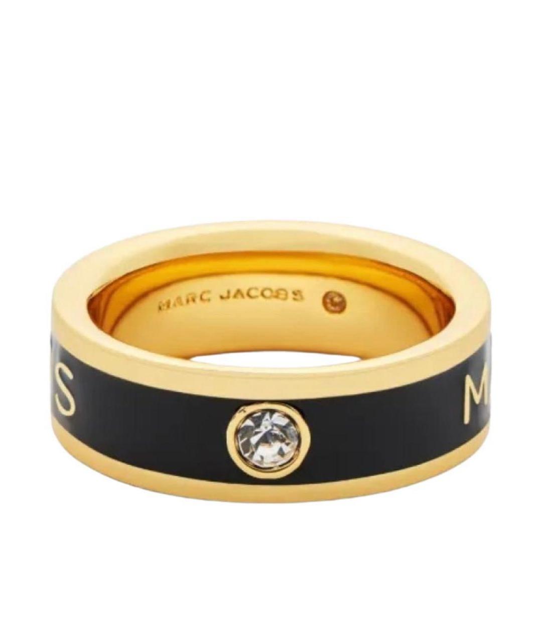 MARC JACOBS Черное металлическое кольцо, фото 1