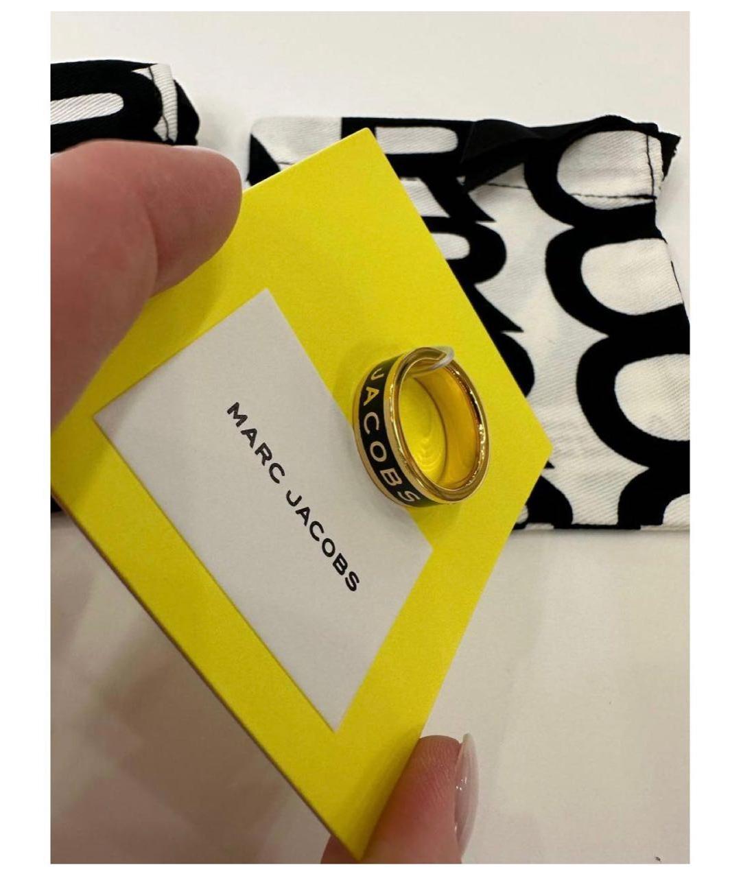 MARC JACOBS Черное металлическое кольцо, фото 5
