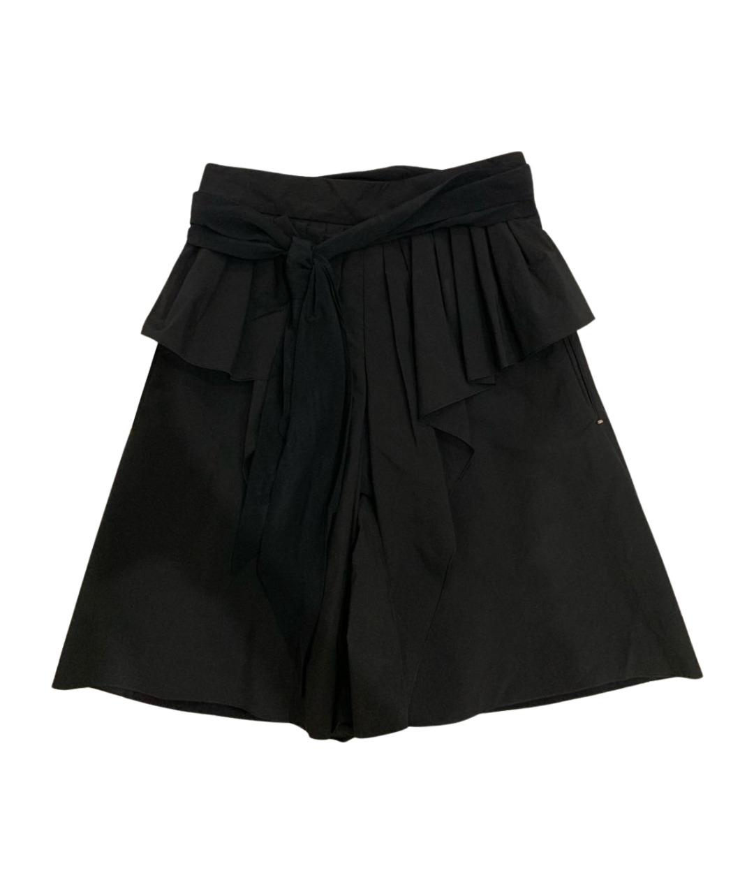 SPORTMAX Черные полиэстеровые шорты, фото 1