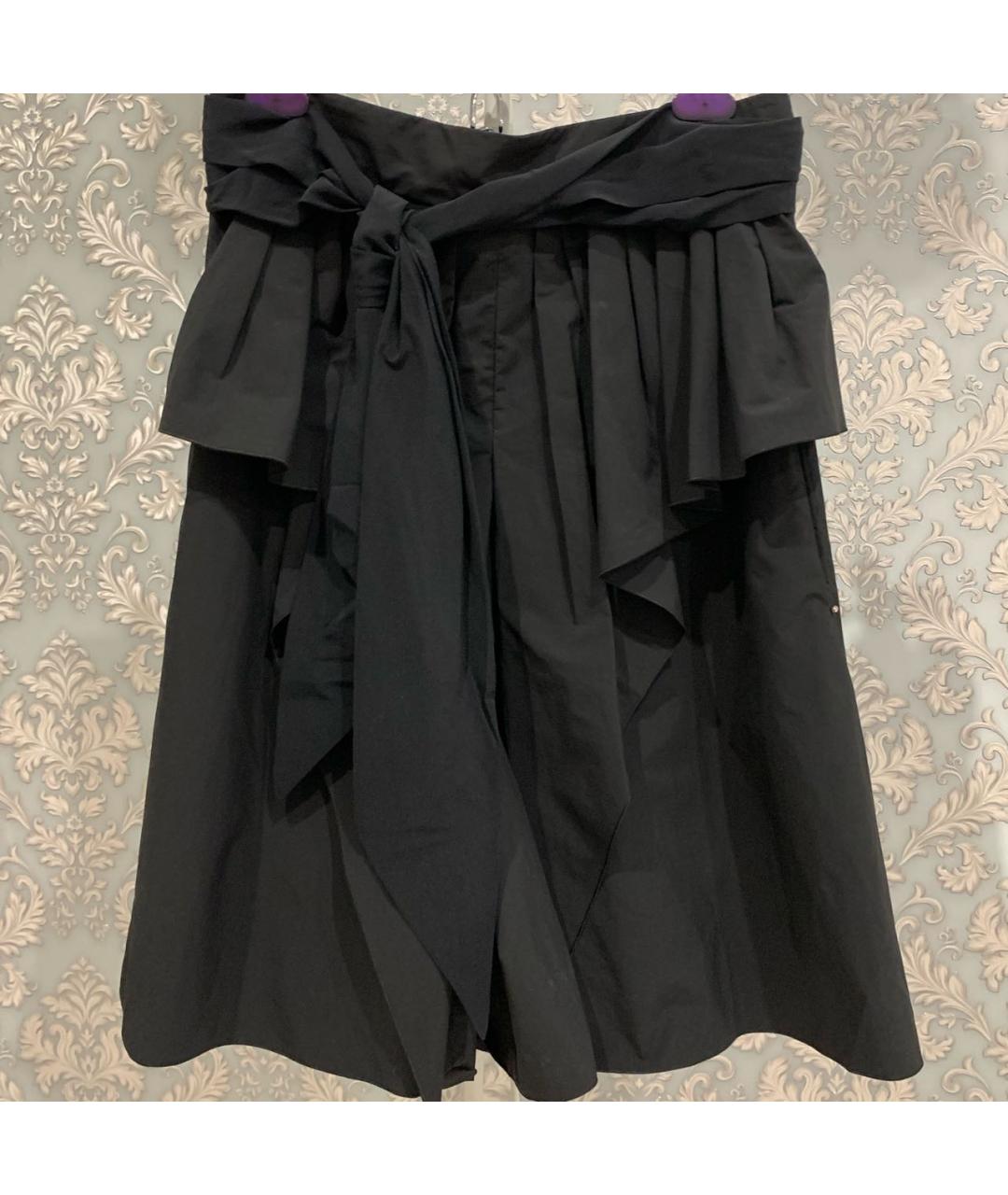 SPORTMAX Черные полиэстеровые шорты, фото 6