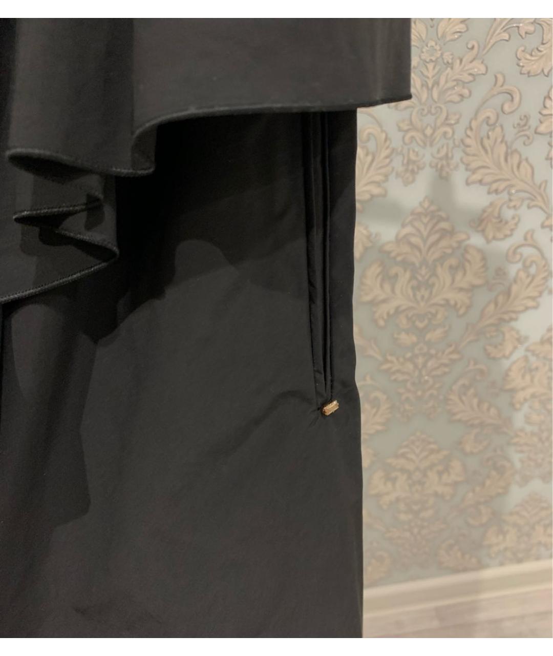 SPORTMAX Черные полиэстеровые шорты, фото 4