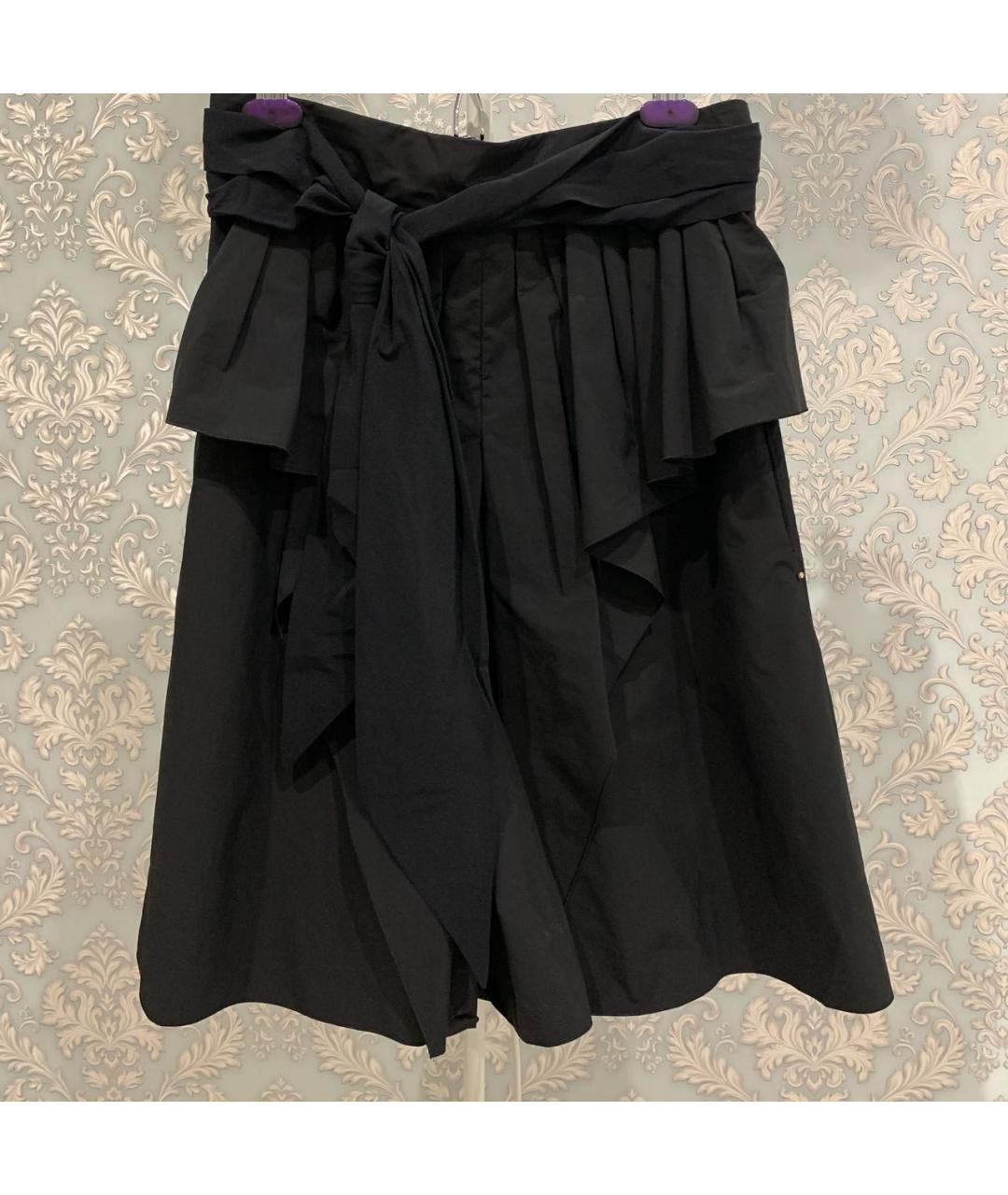 SPORTMAX Черные полиэстеровые шорты, фото 2