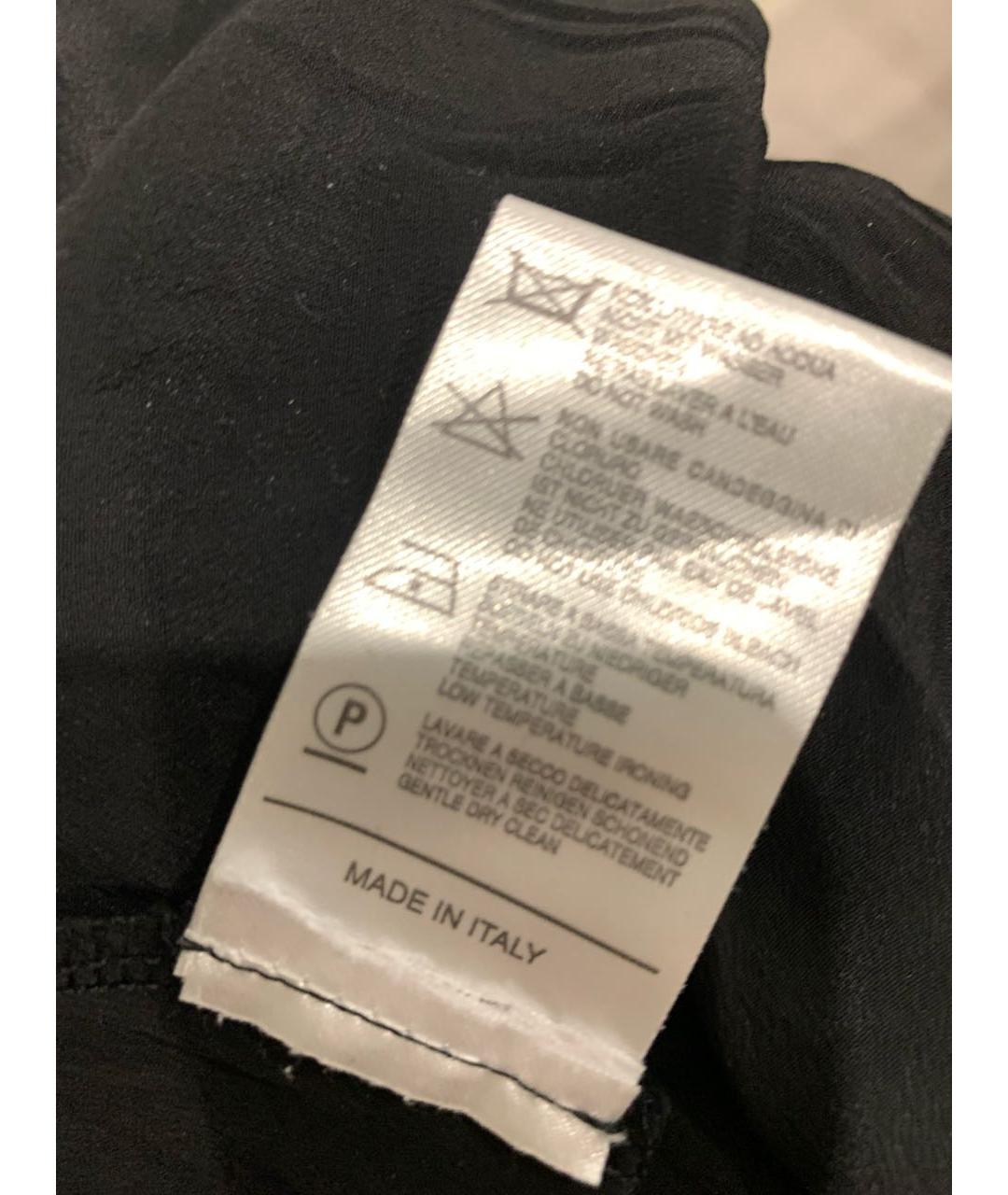 BLUGIRL Черное шелковое коктейльное платье, фото 8