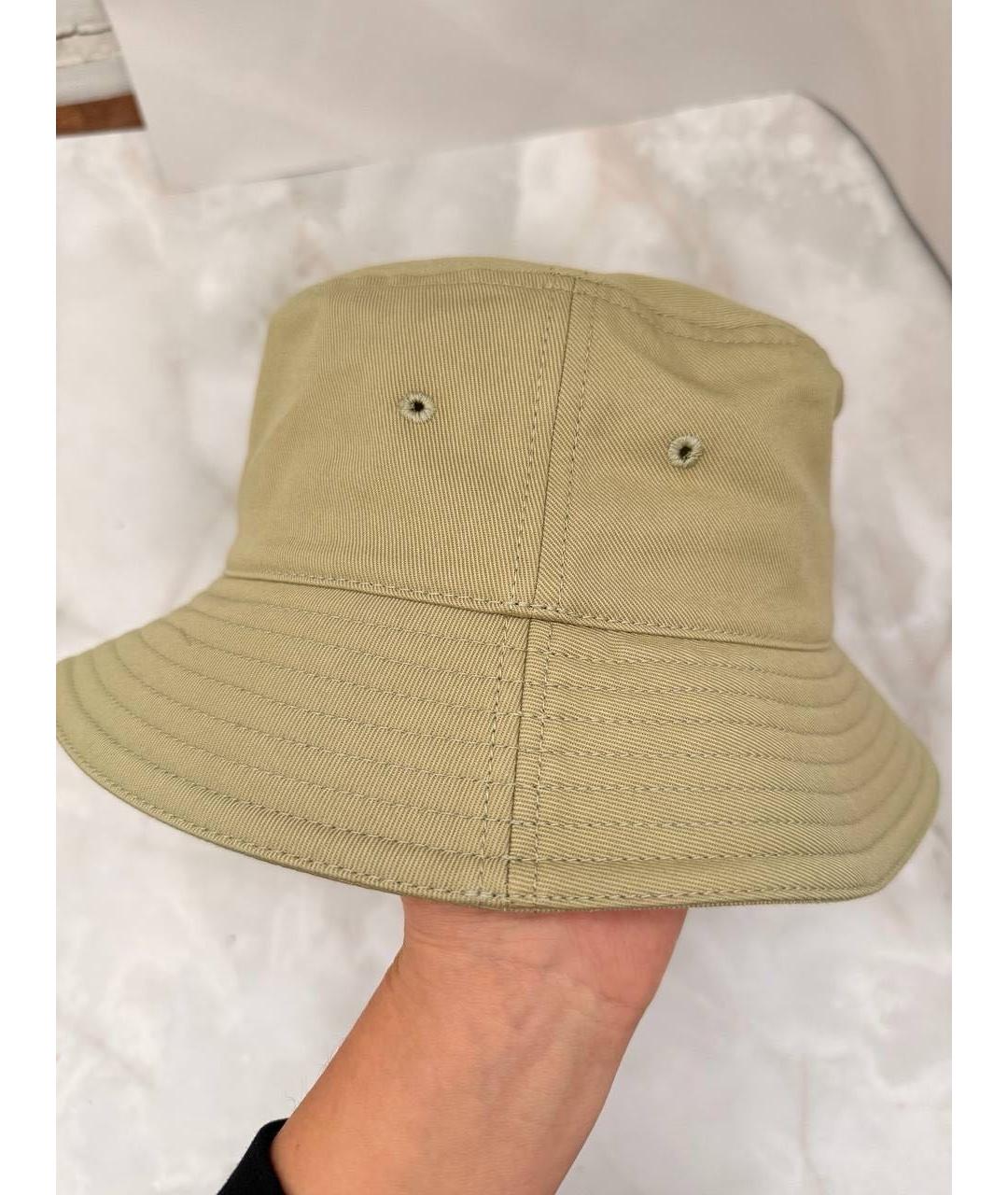 BURBERRY Бежевая хлопковая панама, фото 3