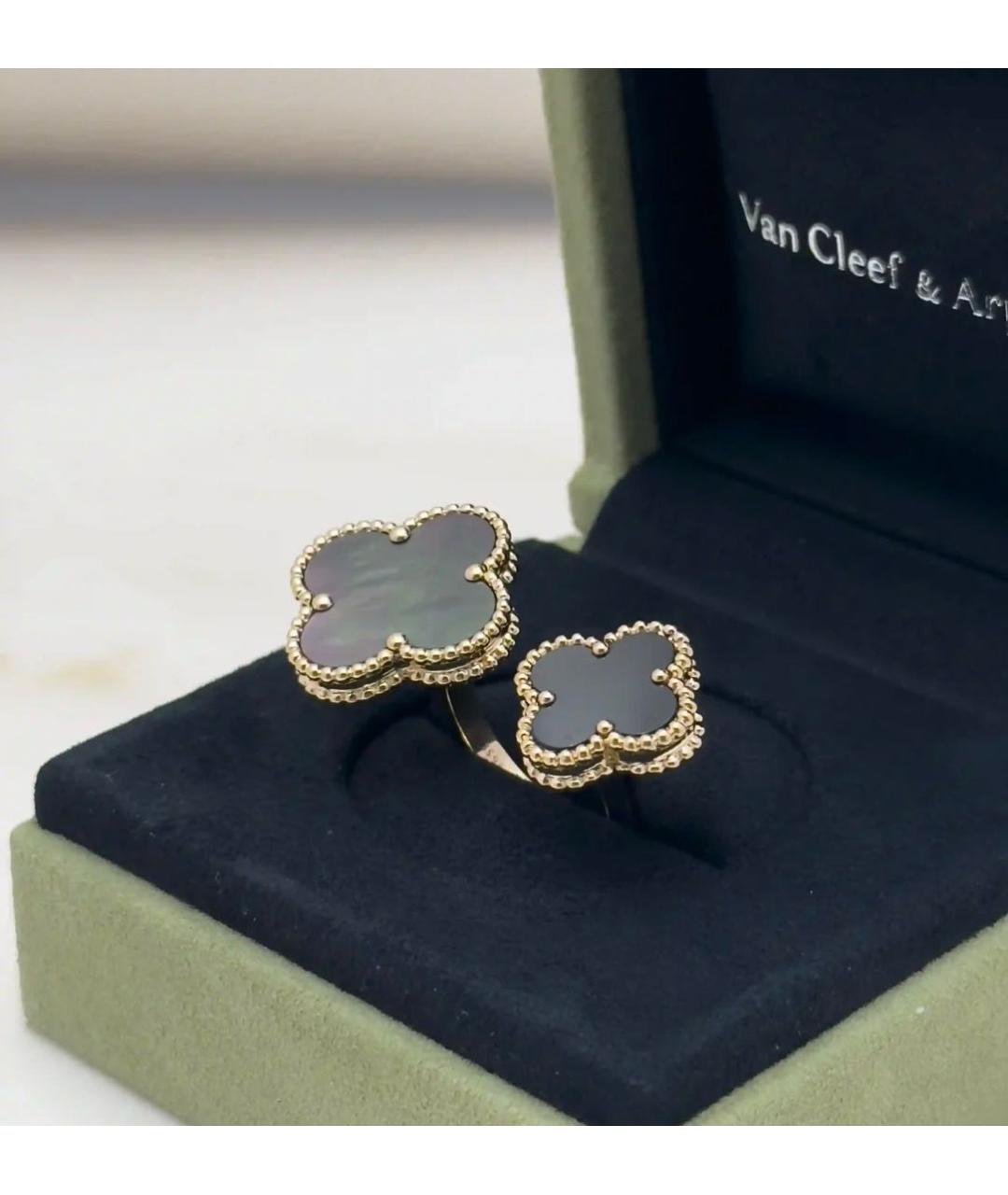 VAN CLEEF & ARPELS Черное кольцо из желтого золота, фото 3